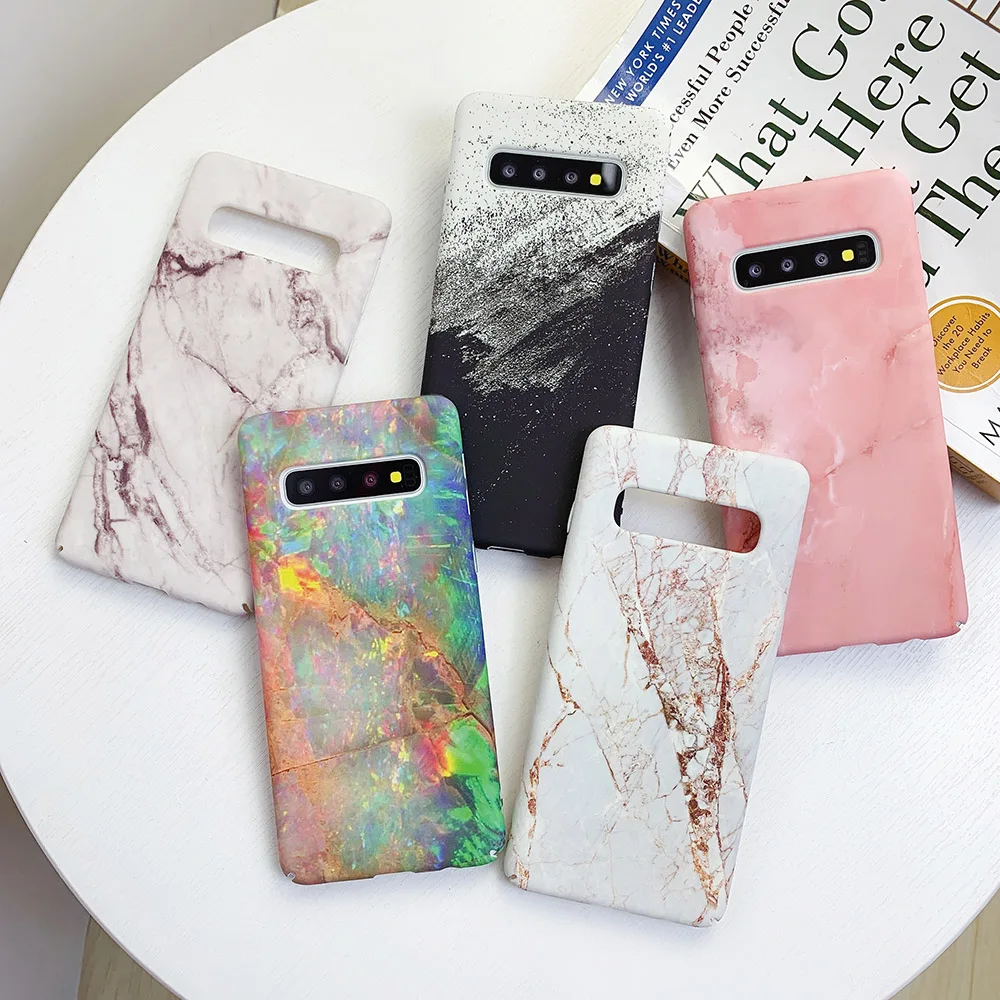 Классический матовый мраморный чехол LOVECOM для samsung S10 S9 Plus S10e S8 S7 Edge Note 8 910 Pro
