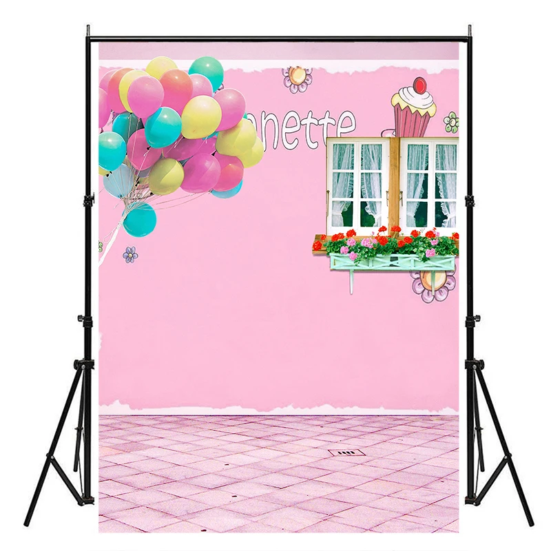 

Minimoto Pink Photo Studio 150x210cm Non-woven Photography Printing Backdrops Non-Smell House Theme Background for Camera Photo
