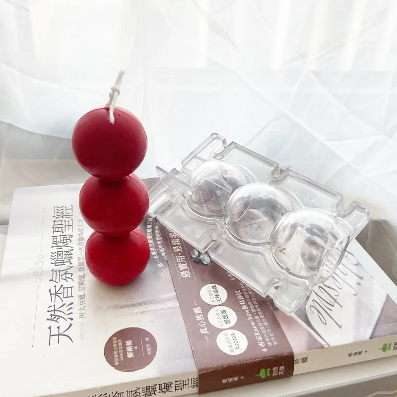 

Форма для свечей в форме боярышника с сахарным покрытием, Корея, подвесной маятник, материал «сделай сам», Пластиковая форма для свечей, укр...