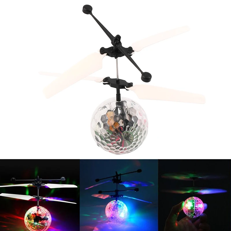 Радиоуправляемый летающий шар светящийся детский F светильник шарики
