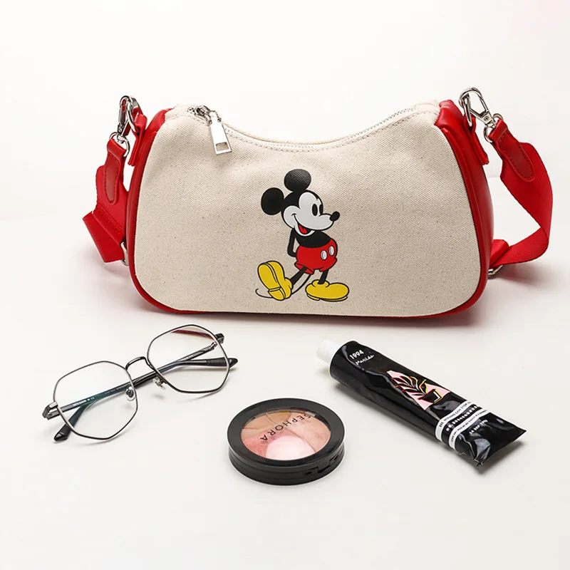 

Disney 2021 new armpit bag mobile phone clutch cross body pouch satchel large capacity wristlet glasses baguette