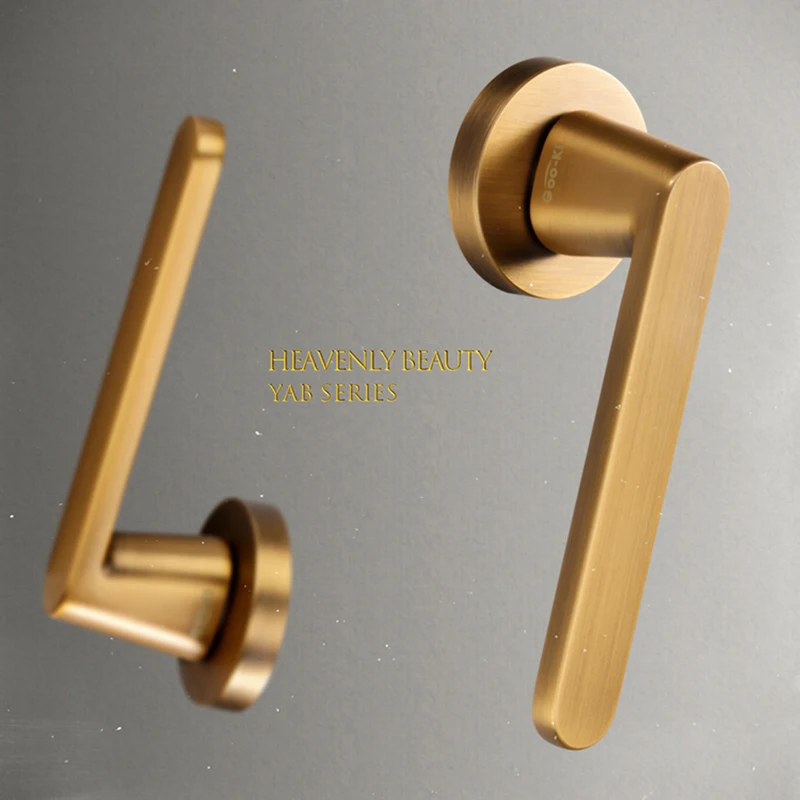 Круглая ручка двери с разрезом дверной замок из цинкового сплава в скандинавском