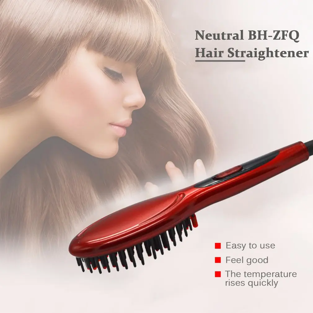 Бытовой прямые волосы расческа для наружных осветительных приборов Портативный