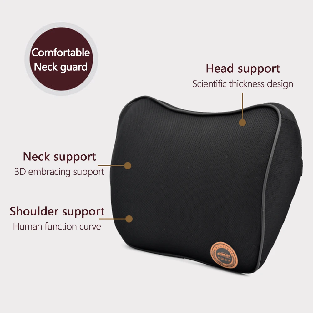 Автомобильная поясничная подушка Универсальная мягкая для шеи с эффектом памяти