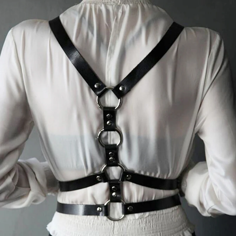 

Hot Fashion Punk Harajuku Sexy Women Harness Body Suspenders Straps Women Sexy Female Top Bra Chest Belt Suspenders Accessory