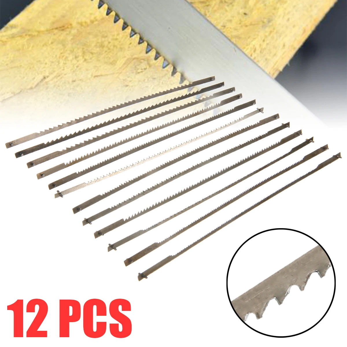 12 шт. пильные лезвия для деревообработки Аксессуары инструментов 127 мм черные