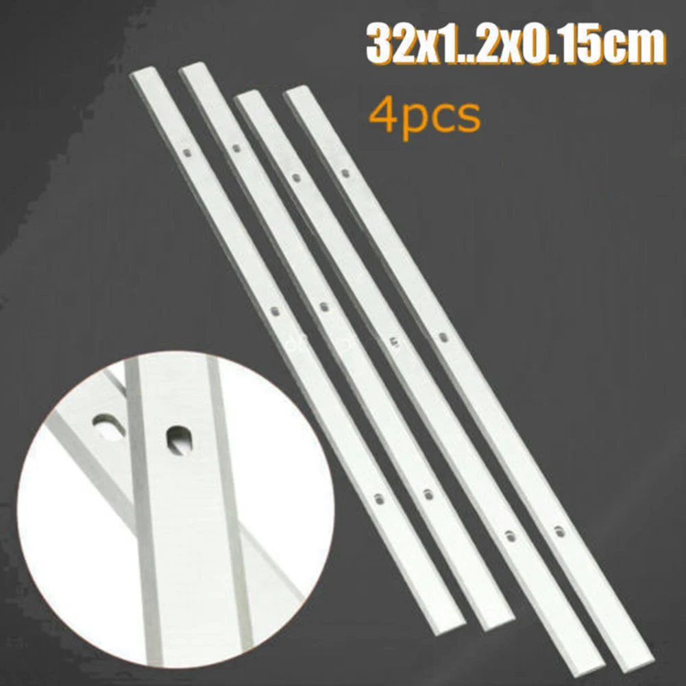 

4pcs 12-5/8inch High Speed Steel Planer Blades Replaceable Industrial Electric Wood Planer Blades Woodworking Tools