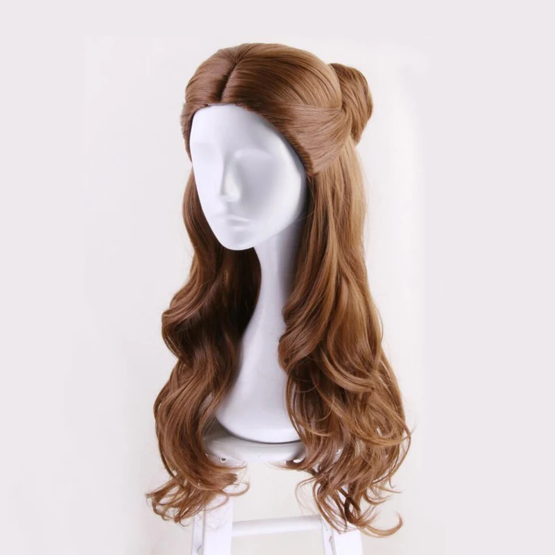 Женские длинные волнистые синтетические волосы косплей костюм принцессы