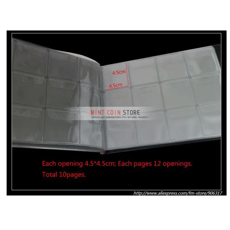 Проецированные монеты Yin 120 акция коллекционные держатели для монет защитный