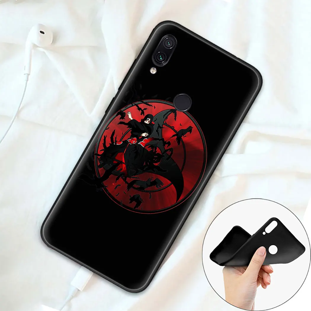 Рисунок героя аниме Наруто Мужские Мягкий чехол для телефона Xiaomi Mi на возраст 6 8 9