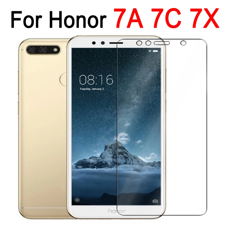 Закаленное стекло на Honor 7X Защитное для Huawei 7A honor 7c протектор экрана стеклянная