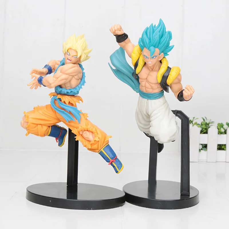 3 and 4 opp bag 20 см Dragon Ball Супер Saiyan Broly Z Broli Боевая фигурка Супер Saiyan Сон Гоку гогета битва ПВХ Фигурки игрушки - Цвет: 3 and 4 opp bag