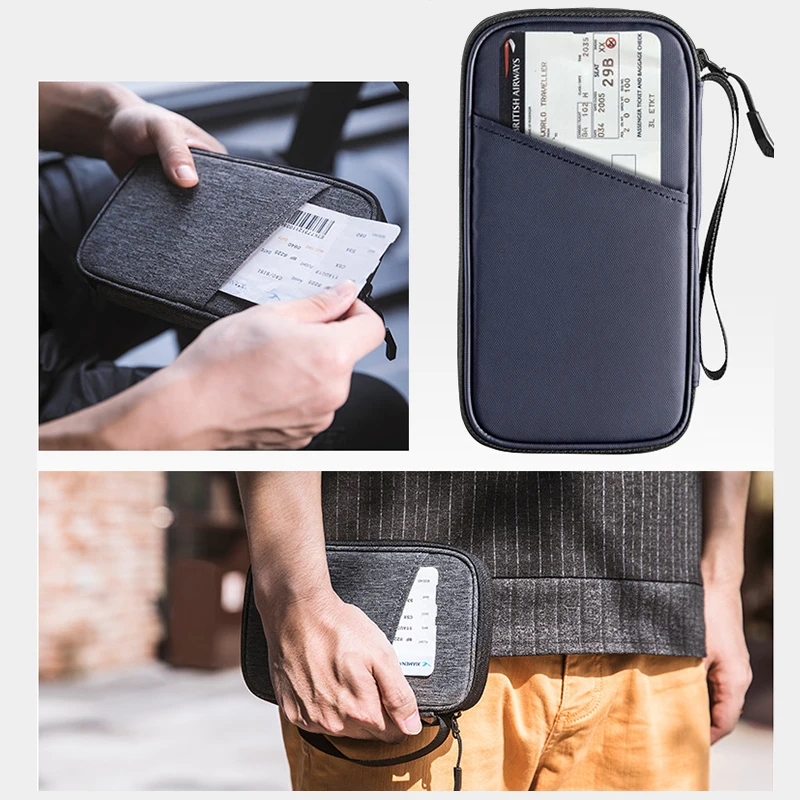 Новый дорожный кошелек для паспорта Обложка многофункциональпосылка кредитных