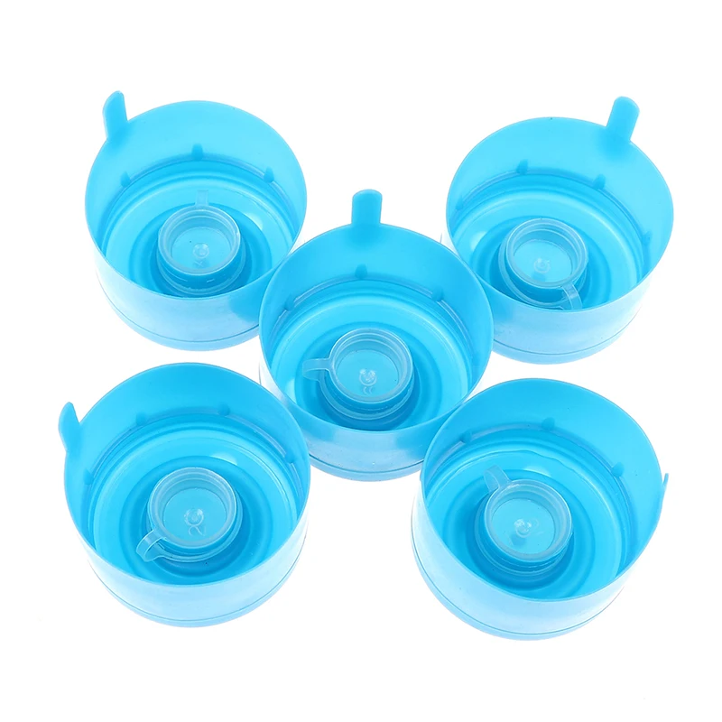 

5Pcs 3/5 Gallon Anti Peel Off Tops Water Bottle Snap On Lids Non Spill Reusable Replacemet Water Bottle Caps