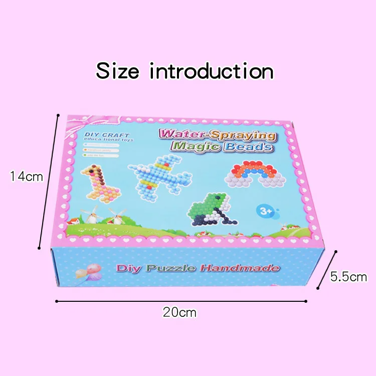 

DIY Water Beads Set Toys for Children Montessori Education Brain Magic Box Kids Handmade Toys for Baby Girls Boys aqua beads