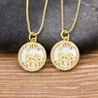 Лидер продаж 5 видов стилей Подвеска для девочек и мальчиков, Очаровательная золотая цепочка для женщин, девочек, детей, лучвечерние, день рождения, новый год, ювелирные изделия, подарок