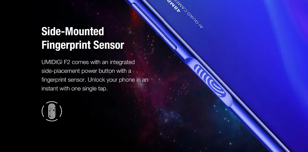 UMIDIGI F2 Android 10 Helio P70 6 ГБ 128 Гб мобильный телефон 5150 мАч 18 Вт Быстрая зарядка 6,5" 48 МП 32 МП камера двойной 4G LTE NFC Смартфон