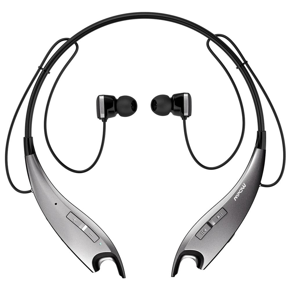 Gray Оригинальные Mpow Спортивные Беспроводные наушники APT-X Bluetooth наушники CVC 6,0 наушники громкой связи для iPhone X/8/7/huawei - Color: Gray