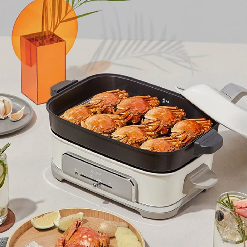 Multi-functional cooking pot electric hot automatic split non-stick multi-purpose baking hotpot | Бытовая техника