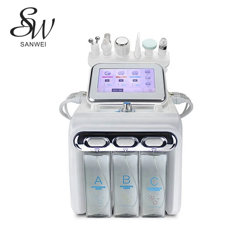 7 в 1 H2O2 гидроокислительняа установка для корки Hydra Красота очищения кожи машина