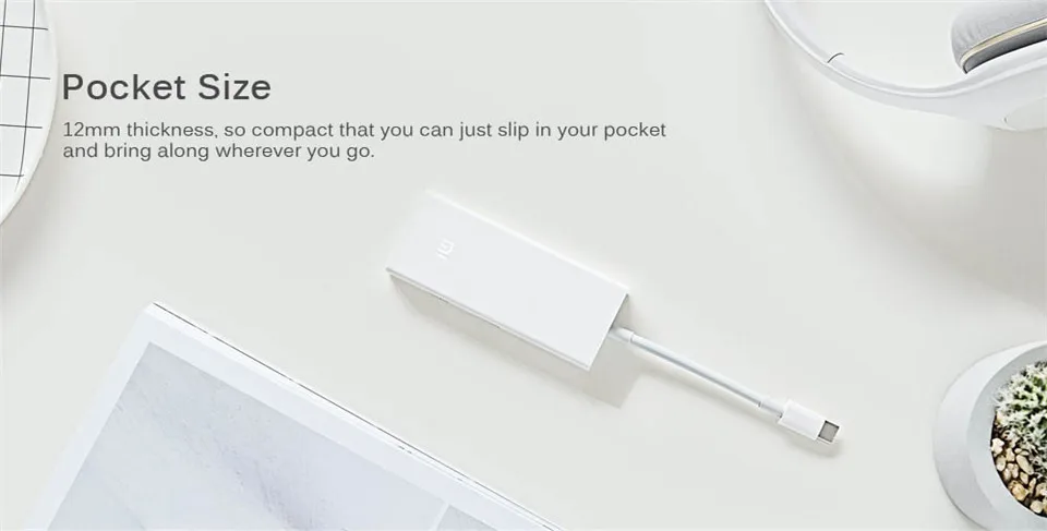 Xiaomi Mi USB-C type-C до 4 K/60Hz Mini DisplayPort USB-C PD 3,0 зарядный конвертер, usb-адаптер концентратор