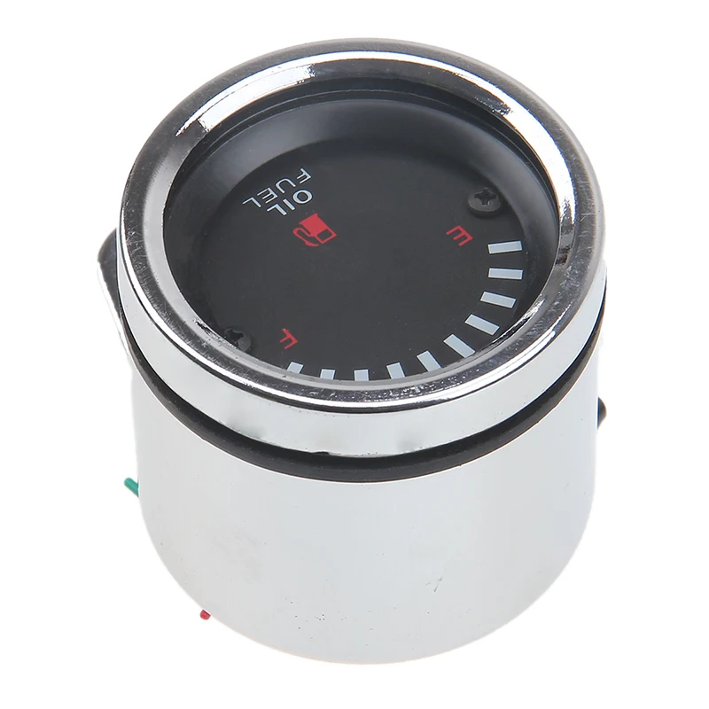 Универсальный манометр POSSBAY для масла и топлива мотоцикла 12 В светодиодный