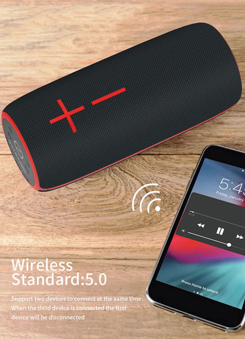 Bluetooth Колонка P21 портативная звуковая панель сабвуфер аудиосистема колонка TWS