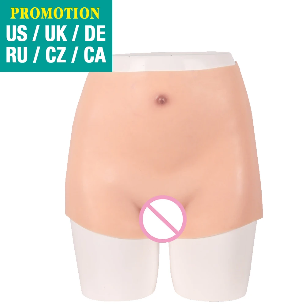 Dokier силиконовая Реалистичная Вагина штаны Трансвестит транссексуал киска брюки