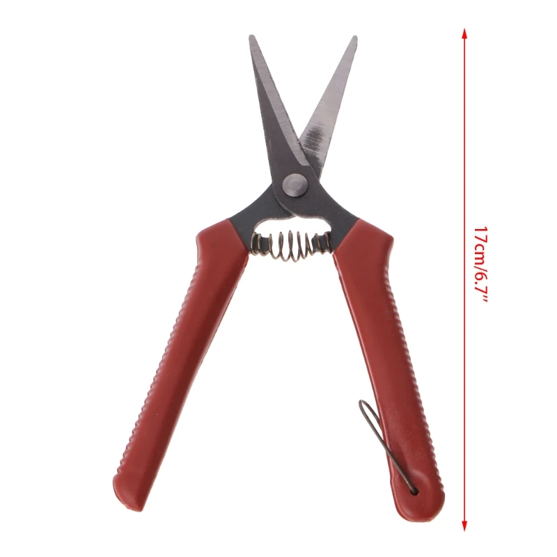

Carbon Steel Head Gardening Scissors Cutting Branch Shears Bypass Pruner HX6C
