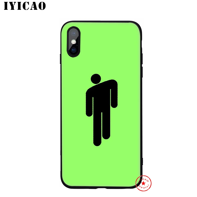 IYICAO Billie Eilish мягкий чехол для телефона iPhone 11 Pro XR X XS Max 6 6S 7 8 Plus 5 5S SE силиконовый TPU 7 Plus - Color: 2