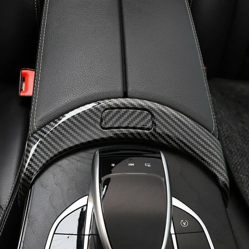 

Switch Button Frame Sticker Trim Stickers Car Armrest Box Button Frame For Mercedes Benz C Class W205 GLC X253 2015-2020