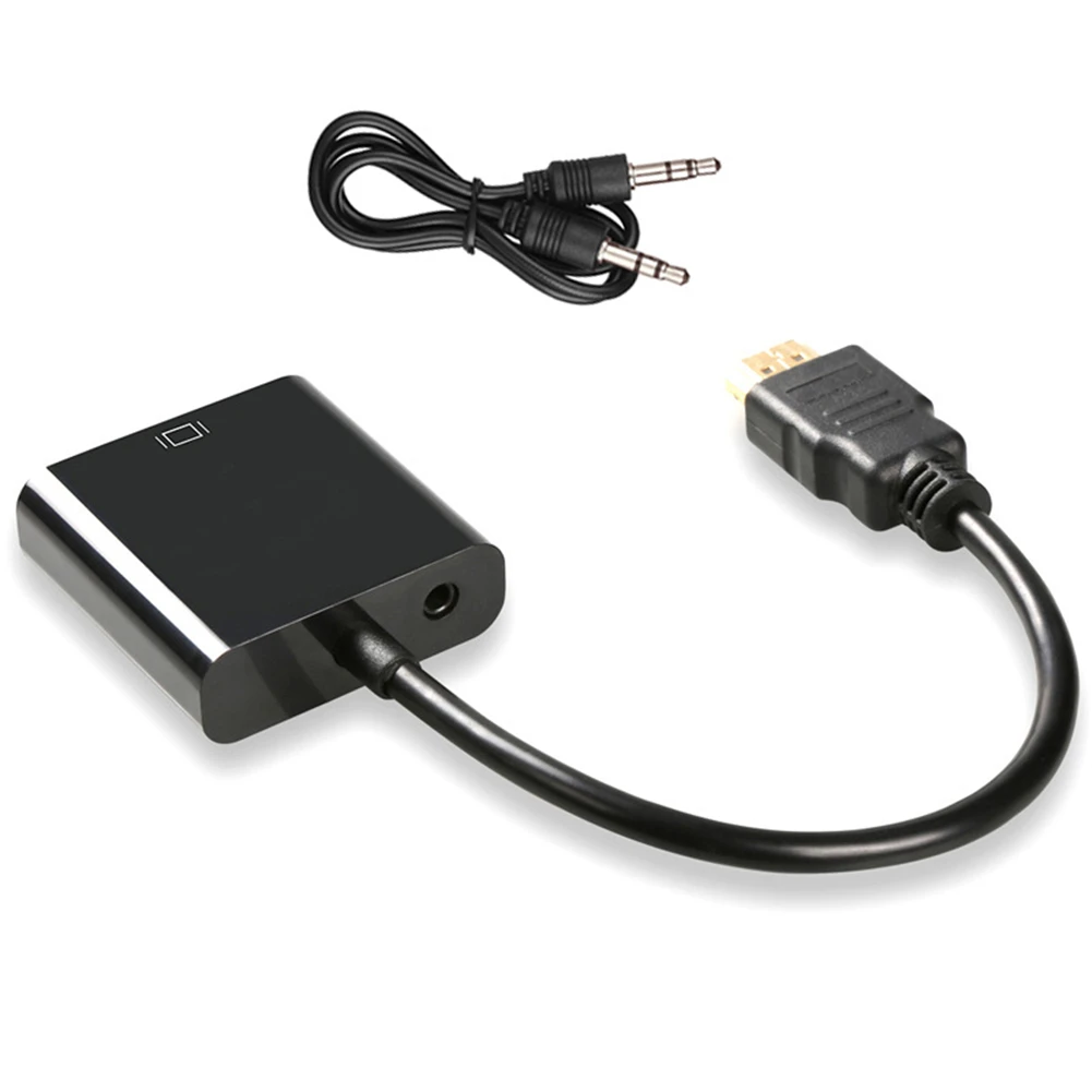 Адаптер HDCP штырь-гнездо с HDMI на VGA 1080P цифро-аналоговый видео адаптером