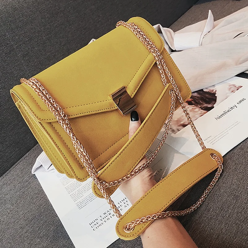 Женская квадратная сумка из ПУ кожи с цепочкой|Сумки ручками| |