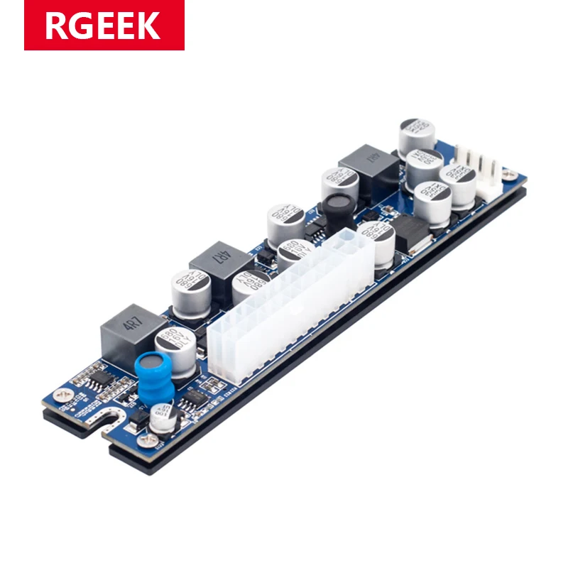 RGEEK DC ATX Peak PSU 19 в 200 Вт Pico переключатель для майнинга 24pin MINI ITX к PC источник питания