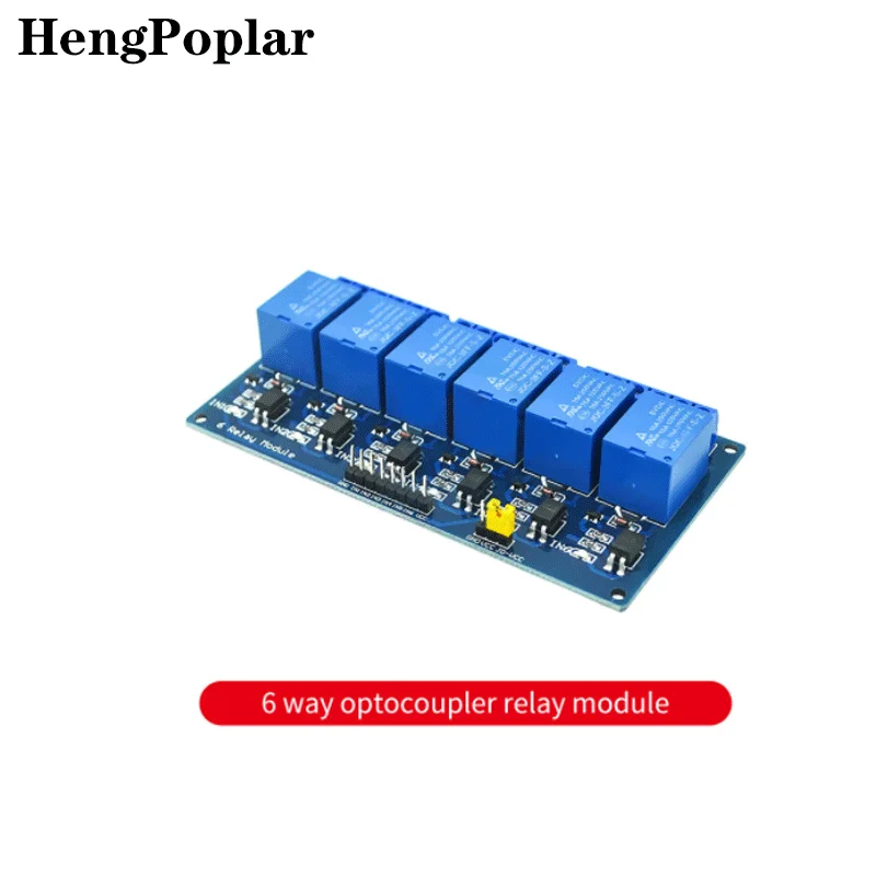 Релейный модуль KY-019 с оптроном постоянный ток 5 В выход 1/2/4/6/8 реле мощности в/в 10 А