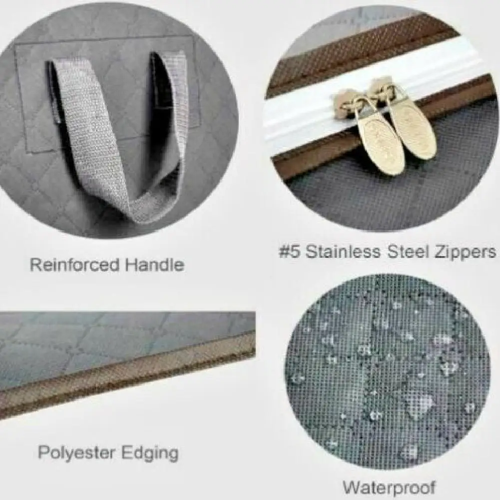 

Home Storage Foldable Bag New Waterproof Non-Woven Bag Organizer Quilt Bedding Pillows Fabric Clothes Bag Storage Storage A0Q4