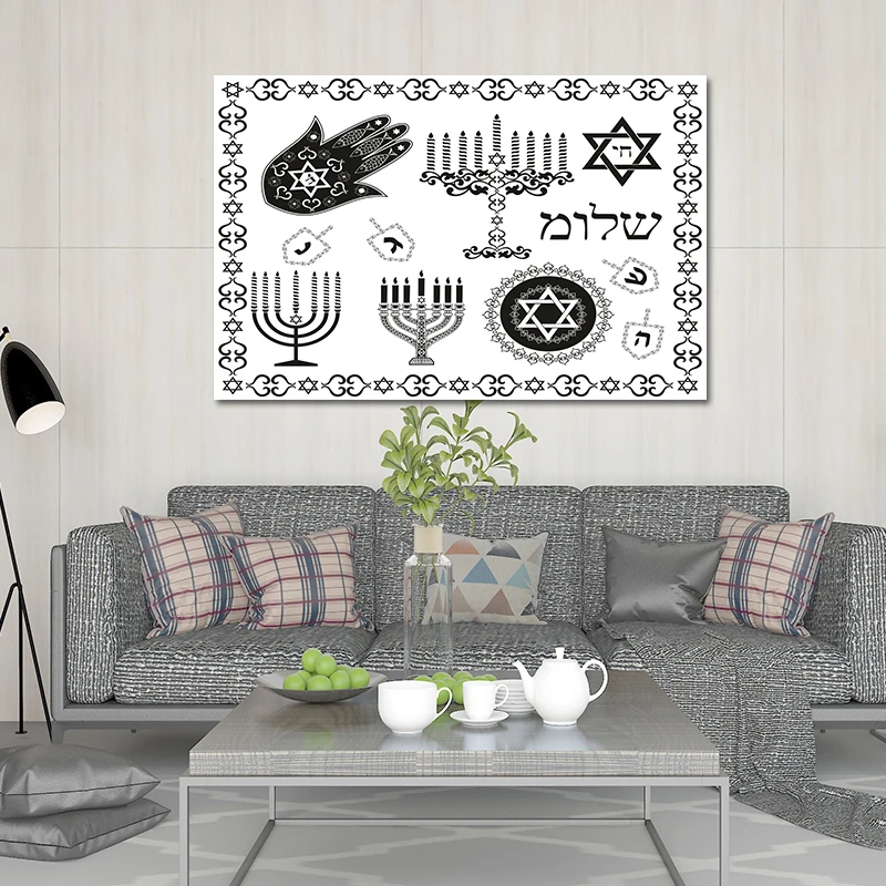 Буддийская картина с символом стестика мандала Картина на холсте буддийская