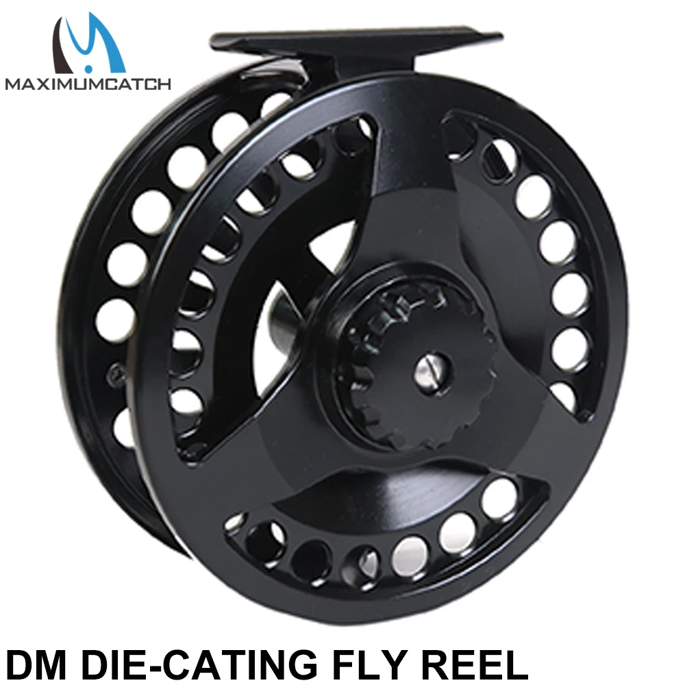 Maximumcatch DM 3-10wt Fly Fishing Reel Die-casting and Machine Cut Combined Aluminum Fly Reel
