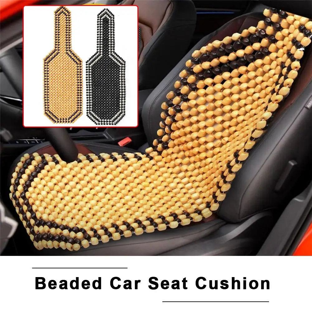 universial summer cool wood wooden bead seat cover massage cushion chair cover car auto office home 2 colors free global shipping