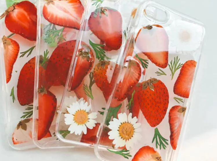 Аксессуары для домашнего декора DIY капли клея тиснения фрукты сухой кусочек