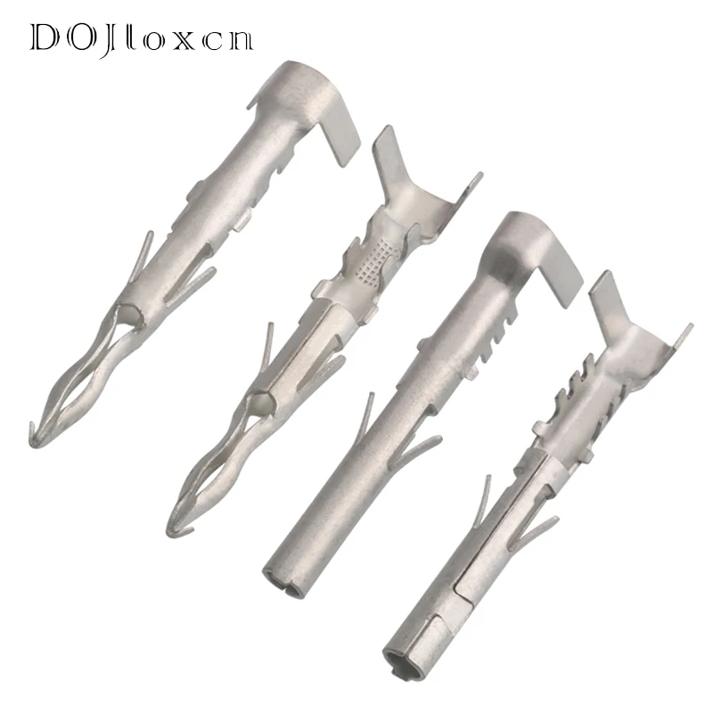 

20/50/100/200 Pcs 2.5 MM Automotive Brass Crimping Wiring Terminal Delphi Male Or Female Cable Connector Contact Pins 12124580