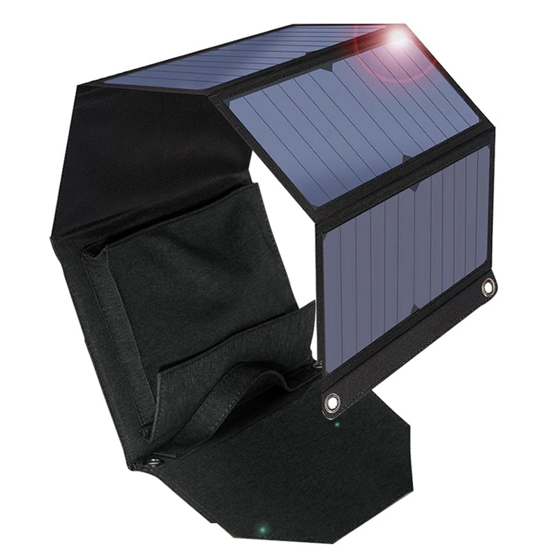 

Foldable USB Solar Panel Outdoor 30W Flexible Solar Panels Waterproof Backpack Folding Solar Battery Phone Mobile Power Chargers