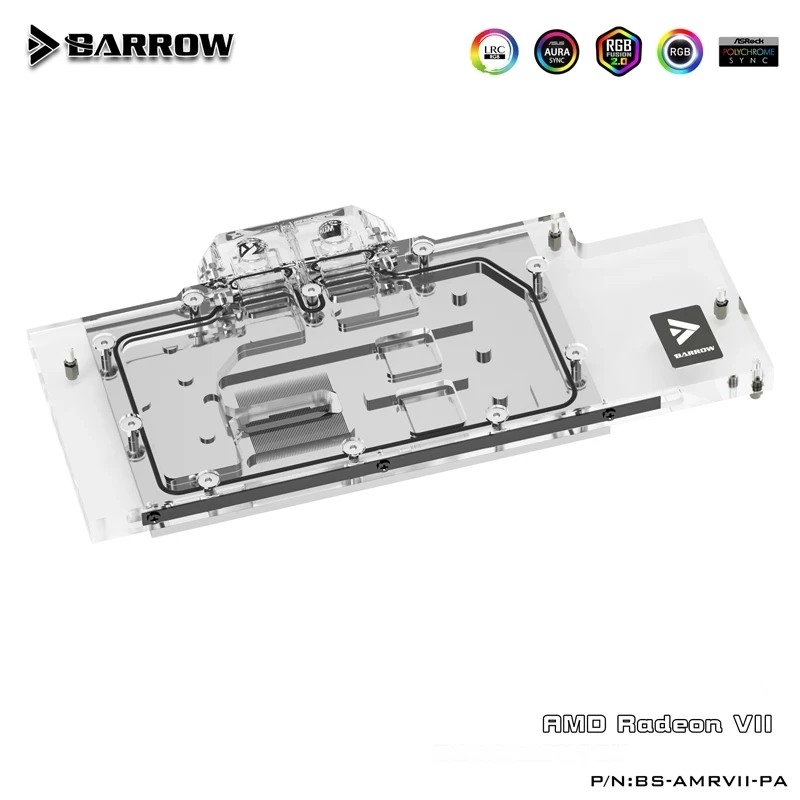 Barrow AMD Radeon VII блок VGA для водяного охлаждения графического процессора карты 5 В |