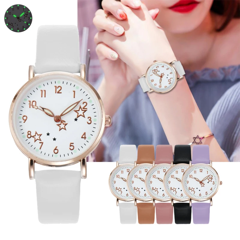 

2021 New Watch Women Simple Classic Fashion Small Dial Women's watches Leather Strap Quartz Clock Wrist Watches Gift Reloj mujer
