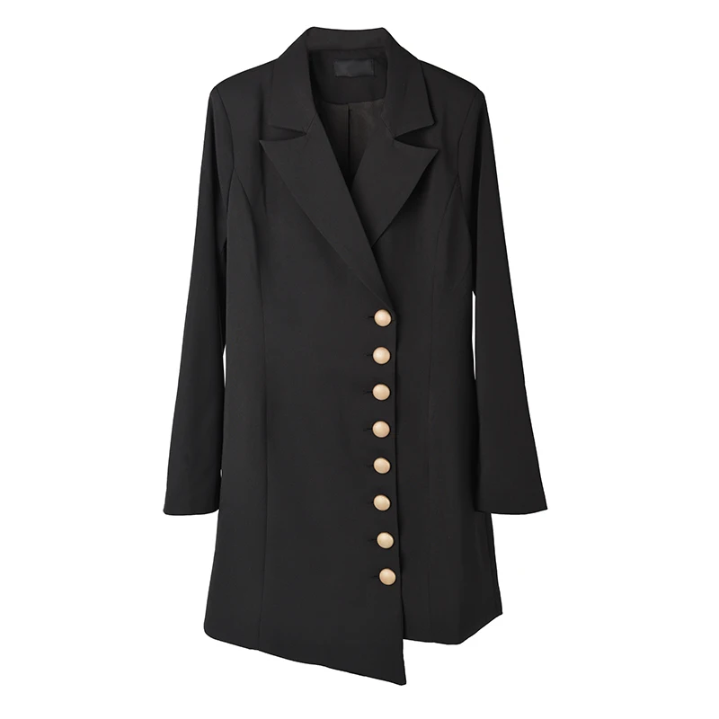 SHENGPALAE 2020 новый модный весенний зимний Блейзер Женский Свободный Повседневный