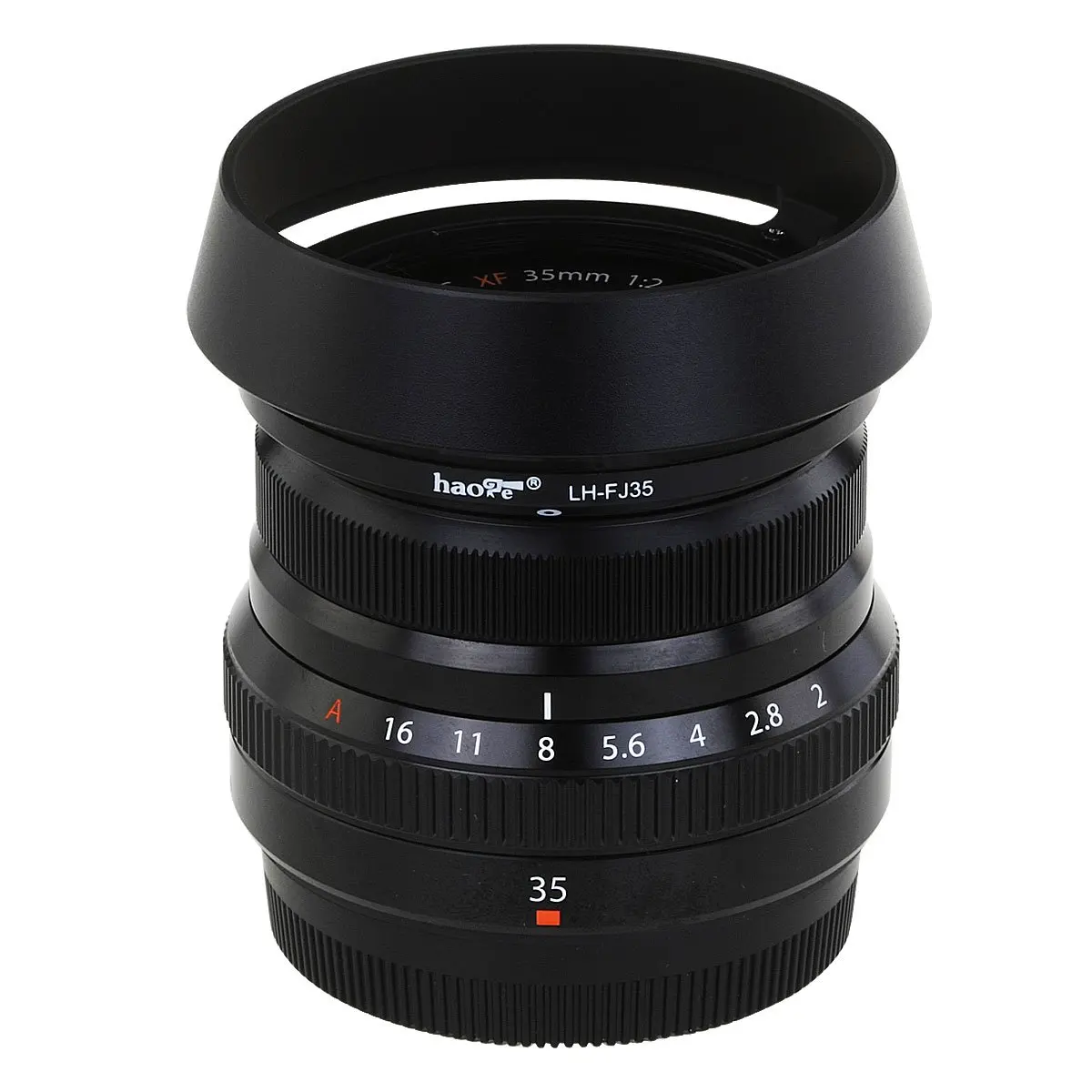 Байонет круглый CNC алюминиевый Объектив бленда для Fujifilm Fuji Fujinon XF 35 мм f/2 R WR, XF23mmF2 XF 23 мм f2 R WR Объектив Заменить LH-XF35-2