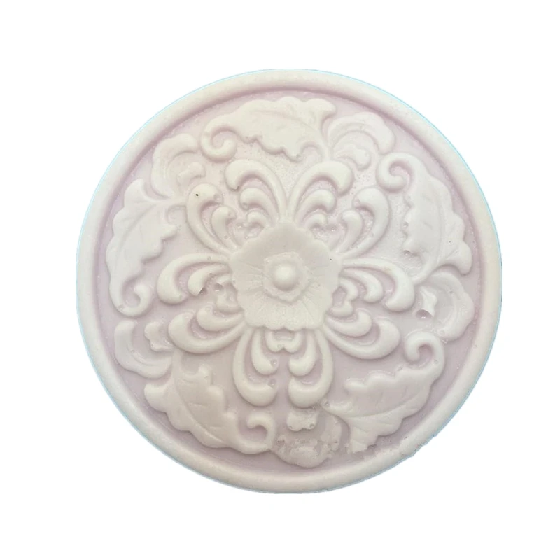 3D круглая силиконовая форма для мыла с цветами инструменты изготовления сделай