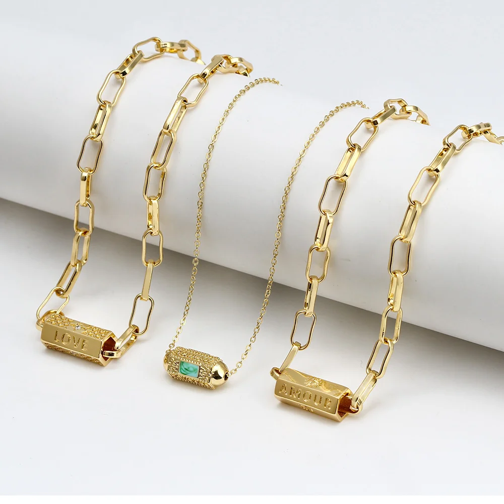 Колье с подвеской Счастливый глаз из металлической меди 2021 | Украшения и