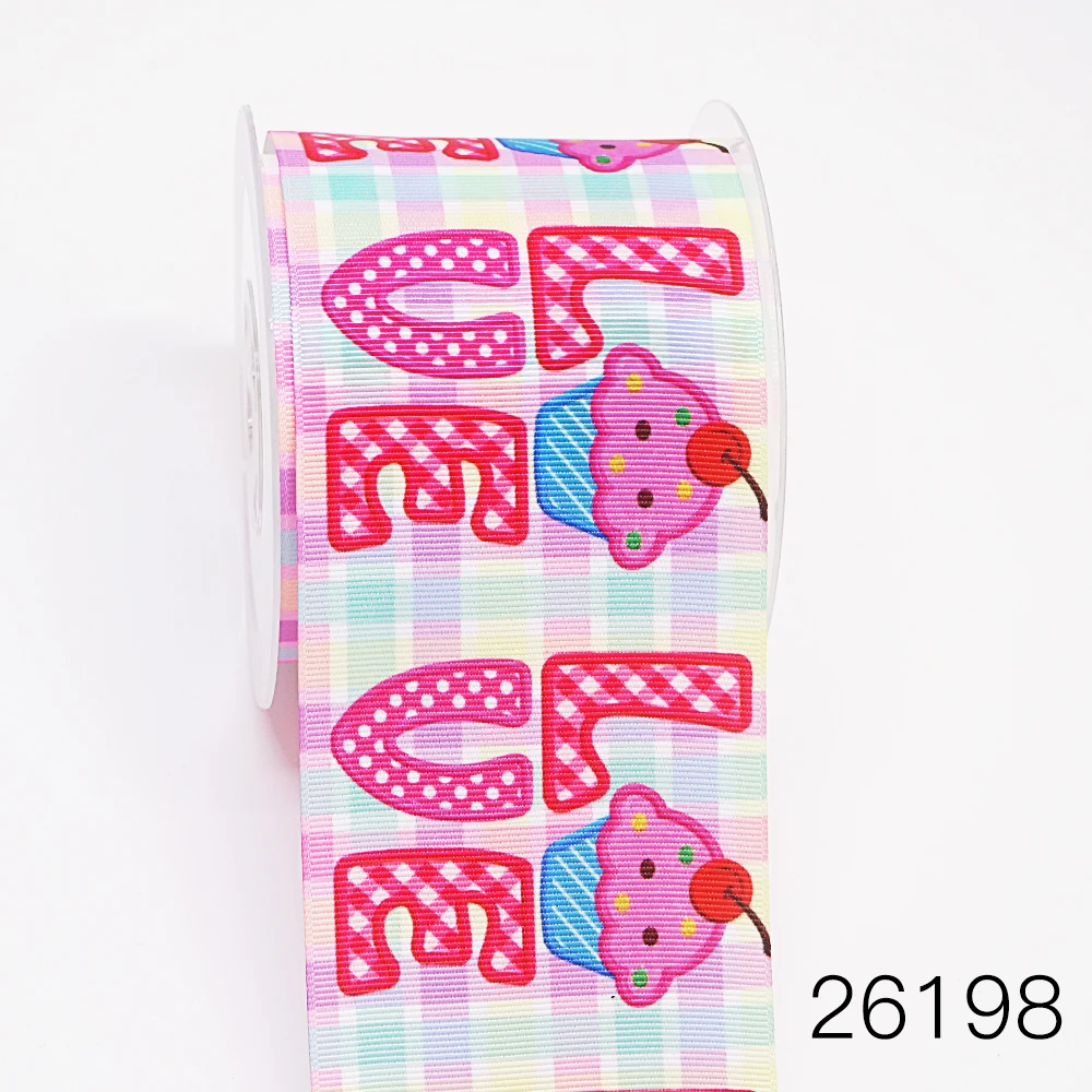 Free shipping 50 yard per size Valentine's day ribbon printed grosgrain 26194 | Дом и сад