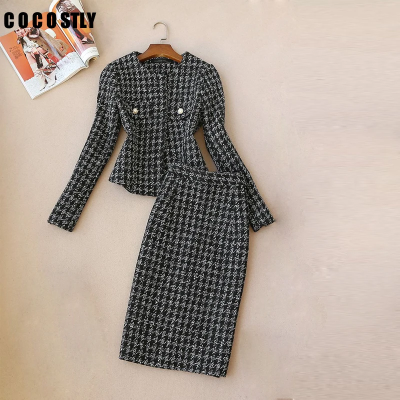 Женский комплект 2 шт. с юбкой и футболкой одежды Новая женская блуза длинным